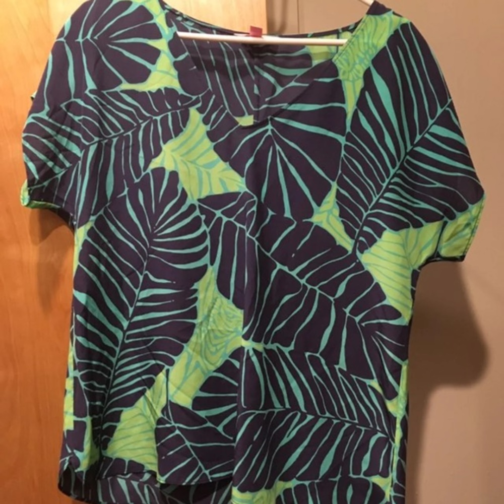 Lilly Pulitzer 100% silk blouse